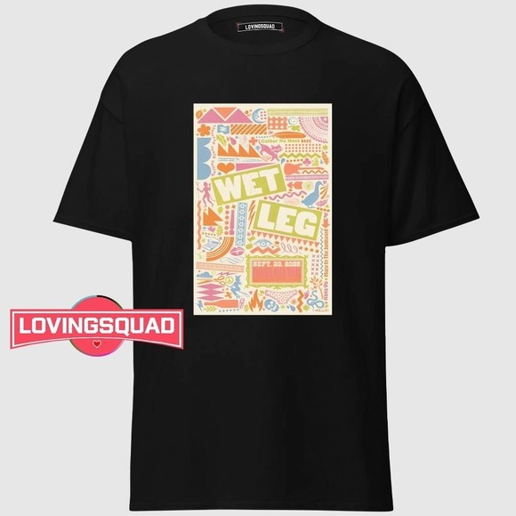 Other - Wet Leg Sep 23th  Marathon Music Works Nashville Tennessee Poster T Shirt
